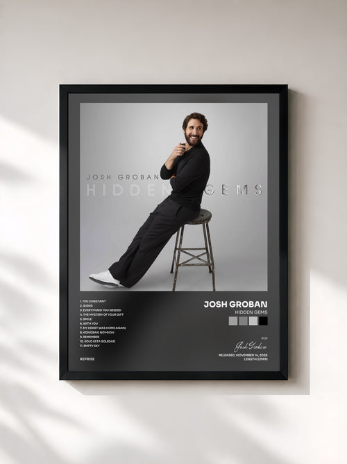 Josh Groban · Hidden Gems — Affiche encadrée