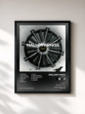 #noir Tableau de l'album Signals de Mallory Knox, cadre noir, imprimé et encadré en France