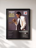 #noir Tableau de l'album Portrait of Wynton Marsalis de Wynton Marsalis, cadre noir, imprimé et encadré en France