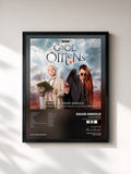 #noir Tableau de l'album Good Omens (Original Television Soundtrack) de David Arnold, cadre noir, imprimé et encadré en France
