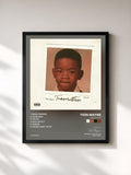 #noir Tableau de l'album Transition de Tion Wayne, cadre noir, imprimé et encadré en France