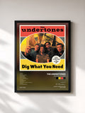 #noir Tableau de l'album Dig What You Need de The Undertones, cadre noir, imprimé et encadré en France