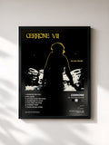 #noir Tableau de l'album VII - You Are the One de Cerrone, cadre noir, imprimé et encadré en France