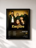 #noir Tableau de l'album Empire: The Complete Season 1 de Empire Cast, cadre noir, imprimé et encadré en France