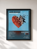 #noir Tableau de l'album Something Worth Saving de Gavin DeGraw, cadre noir, imprimé et encadré en France
