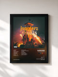 #noir Tableau de l'album Jugglerz Family de Jugglerz, cadre noir, imprimé et encadré en France