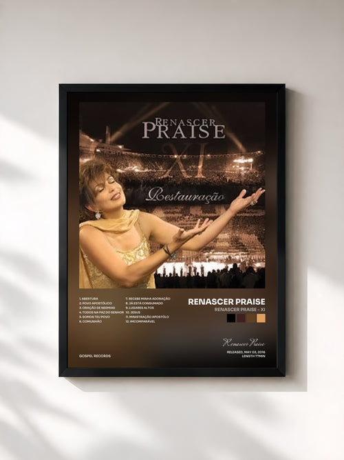 Renascer Praise · Renascer Praise - XI — Affiche encadrée