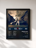 #noir Tableau de l'album RealG4Life Vol. 4 de Ñengo Flow, cadre noir, imprimé et encadré en France