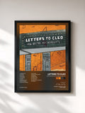 #noir Tableau de l'album From Boston Massachusetts de Letters to Cleo, cadre noir, imprimé et encadré en France