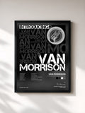 #noir Tableau de l'album Introducing Van Morrison de Van Morrison, cadre noir, imprimé et encadré en France