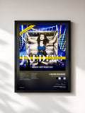 #noir Tableau de l'album Inédito Special Edition de Laura Pausini, cadre noir, imprimé et encadré en France