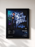 #noir Tableau de l'album El Natural de Baby Bash, cadre noir, imprimé et encadré en France