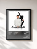 #noir Tableau de l'album Criminal A Bismillah de GENT, cadre noir, imprimé et encadré en France