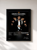 #noir Tableau de l'album Caminos de ida y vuelta de David deMaria, cadre noir, imprimé et encadré en France