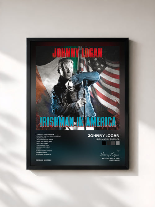 Johnny Logan · Irishman in America — Affiche encadrée