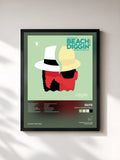#noir Tableau de l'album Beach Diggin', Vol. 3 de Guts, cadre noir, imprimé et encadré en France