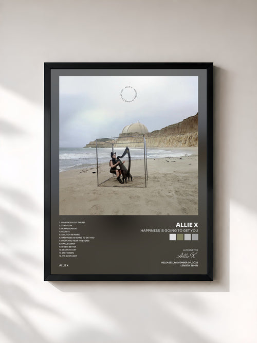 Allie X · Happiness Is Going To Get You — Affiche encadrée