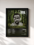 #noir Tableau de l'album One de Patrice, cadre noir, imprimé et encadré en France