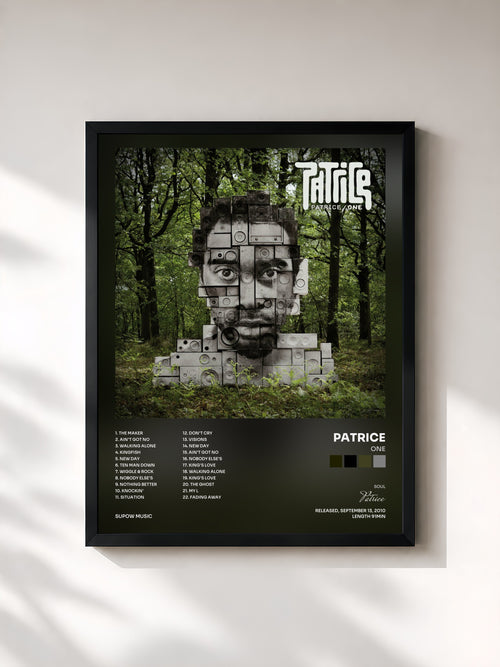 Patrice · One — Affiche encadrée