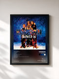 #noir Tableau de l'album Snowed In de Hanson, cadre noir, imprimé et encadré en France