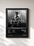#noir Tableau de l'album Cheers to the Fall de Andra Day, cadre noir, imprimé et encadré en France