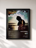 #noir Tableau de l'album Galveston (Remastered) de Glen Campbell, cadre noir, imprimé et encadré en France