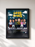 #noir Tableau de l'album Good Vibes Buenas Vibras de T3r Elemento, cadre noir, imprimé et encadré en France