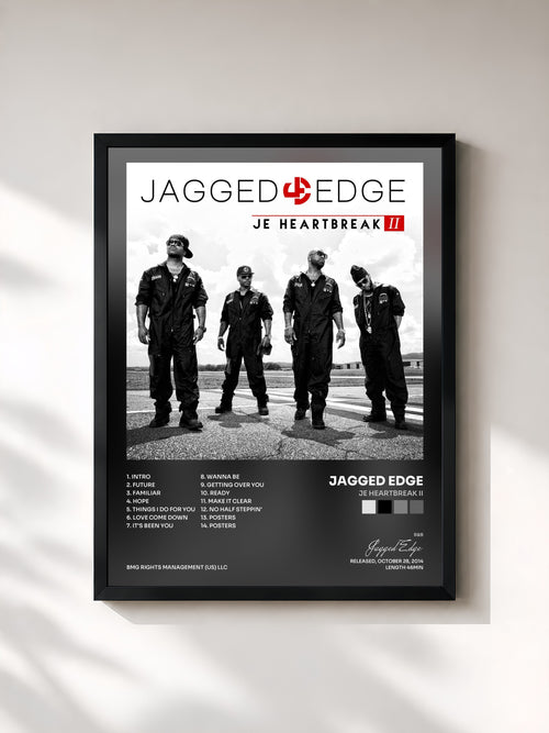 Jagged Edge · JE Heartbreak II — Affiche encadrée
