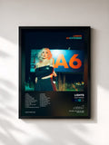 #noir Tableau de l'album A6EXTENDED de LIGHTS, cadre noir, imprimé et encadré en France