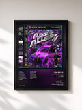#noir Tableau de l'album Asozial Allstars 4 de 102 Boyz, cadre noir, imprimé et encadré en France