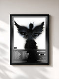#noir Tableau de l'album Grit & Grace de Rich Amiri, cadre noir, imprimé et encadré en France