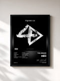#noir Tableau de l'album IV Play de THE-DREAM, cadre noir, imprimé et encadré en France