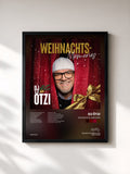 #noir Tableau de l'album Weihnachts-Memories de DJ Ötzi, cadre noir, imprimé et encadré en France