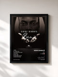 #noir Tableau de l'album Béni de Sidiki Diabaté, cadre noir, imprimé et encadré en France