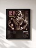 #noir Tableau de l'album A Day At The Movies de Doris Day, cadre noir, imprimé et encadré en France