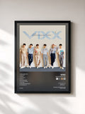 #noir Tableau de l'album Reincarnation de VIXX, cadre noir, imprimé et encadré en France