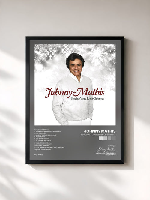 Johnny Mathis · Sending You a Little Christmas — Affiche encadrée