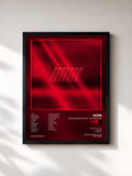 #noir Tableau de l'album NEW KIDS REPACKAGE : THE NEW KIDS de iKON, cadre noir, imprimé et encadré en France