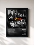 #noir Tableau de l'album Back 2 Back de Freestyle, cadre noir, imprimé et encadré en France