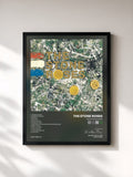 #noir Tableau de l'album The Stone Roses de The Stone Roses, cadre noir, imprimé et encadré en France
