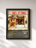 #noir Tableau de l'album Smell of Female de The Cramps, cadre noir, imprimé et encadré en France