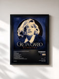 #noir Tableau de l'album Greta Garbo de Bunbury, cadre noir, imprimé et encadré en France