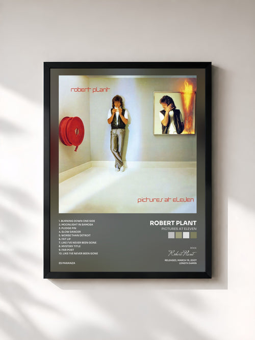 Robert Plant · Pictures at Eleven — Affiche encadrée