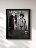 #noir Tableau de l'album Waste Management de t.A.T.u., cadre noir, imprimé et encadré en France