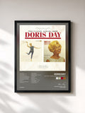 #noir Tableau de l'album Cuttin' Capers / Bright And Shiny de Doris Day, cadre noir, imprimé et encadré en France