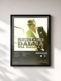 #noir Tableau de l'album Via Dalma II de Sergio Dalma, cadre noir, imprimé et encadré en France