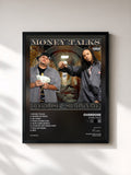 #noir Tableau de l'album Money Talks de Overdose, cadre noir, imprimé et encadré en France