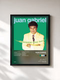 #noir Tableau de l'album Abrázame Muy Fuerte de Juan Gabriel, cadre noir, imprimé et encadré en France