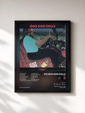 #noir Tableau de l'album Jed de The Goo Goo Dolls, cadre noir, imprimé et encadré en France