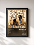 #noir Tableau de l'album Hillbilly Deluxe de Brooks & Dunn, cadre noir, imprimé et encadré en France